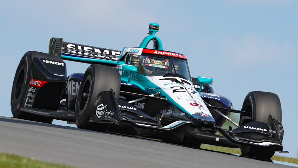 Kyle Kirkwood Turns Up Heat in First Road America Practice
